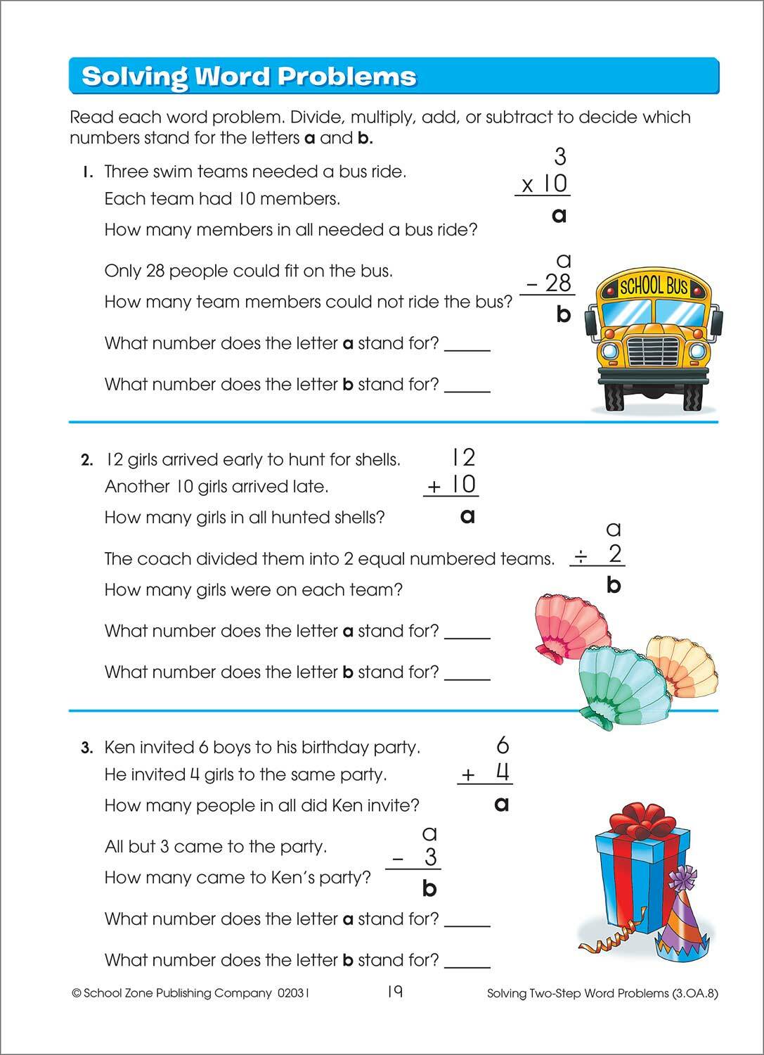 Math Basics Grade 3 Workbook