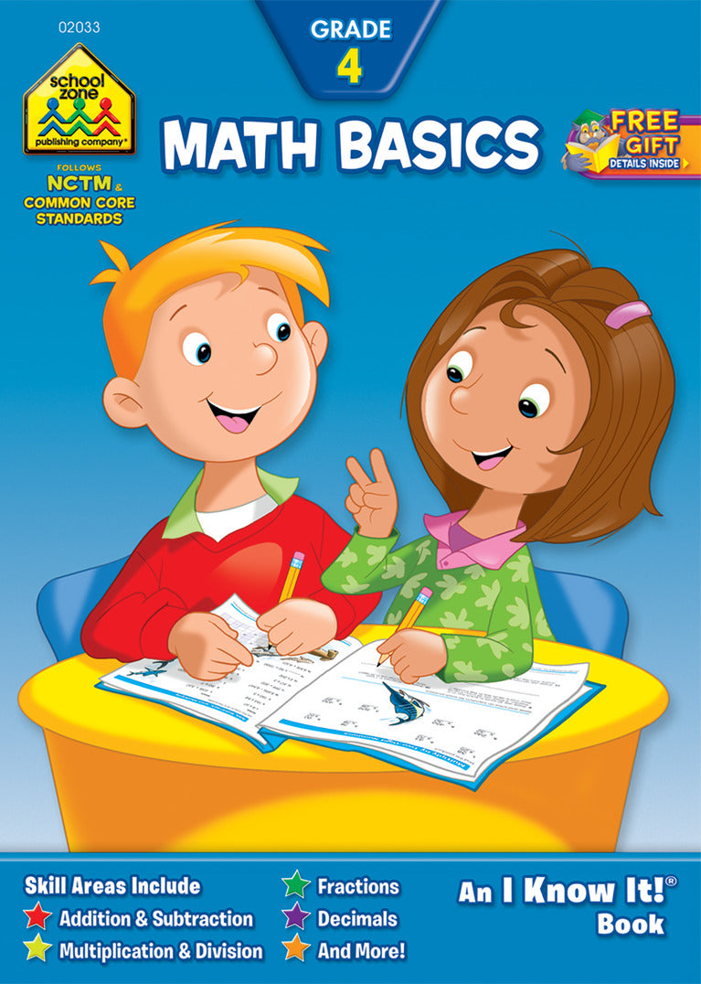 Math Basics Grade 4 Workbook