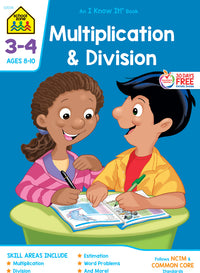 Multiplication & Division Grades 3-4 Workbook