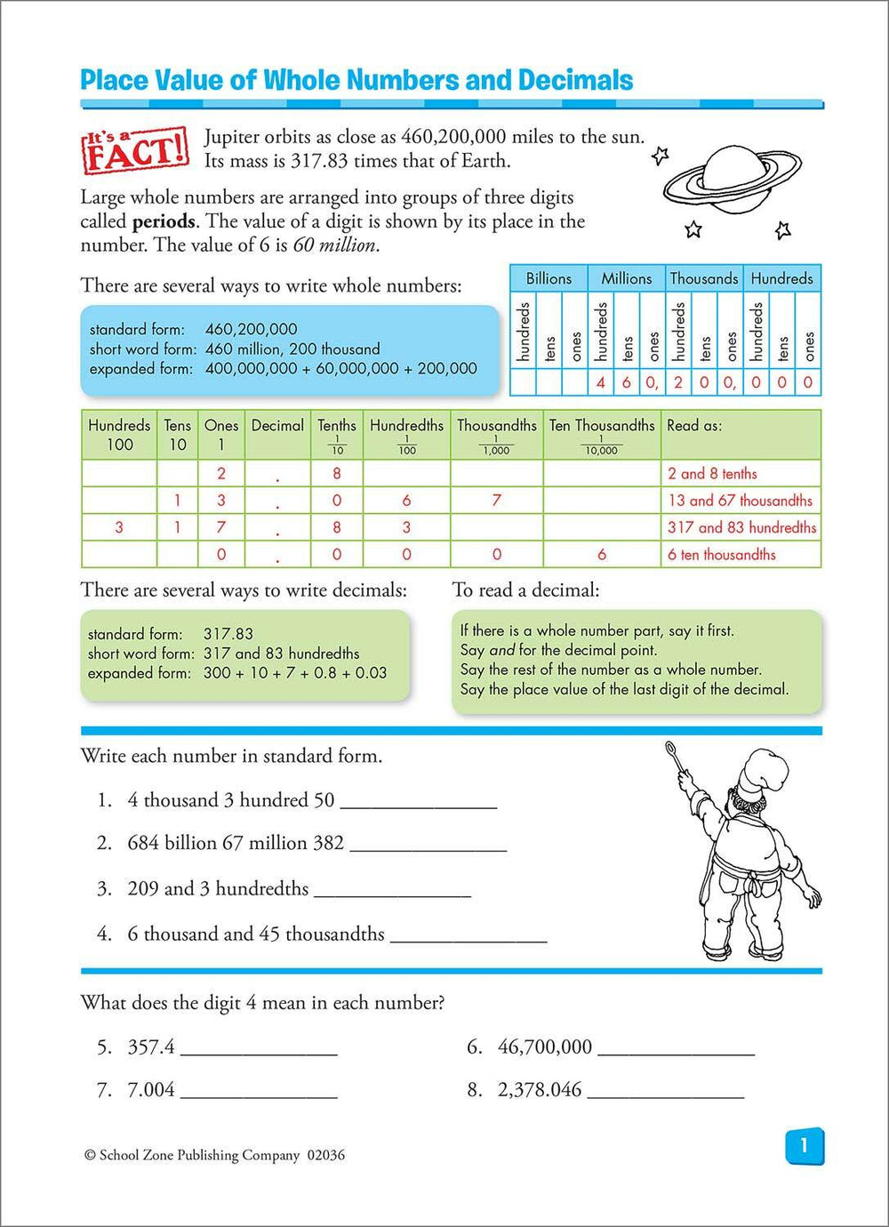 Math Basics Grades 5-6 Workbook