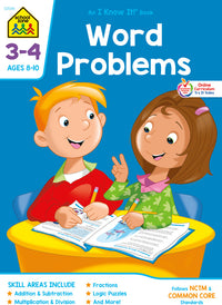 Word Problems Grades 3-4 Workbook