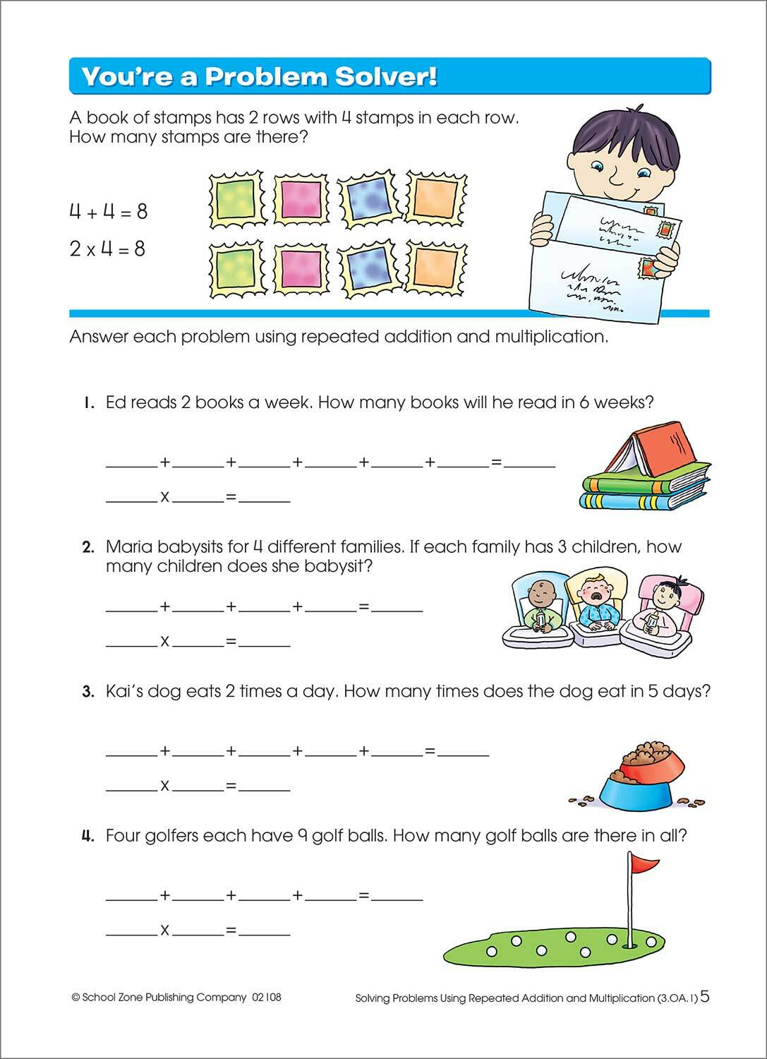 Multiplication Facts Made Easy Grades 3-4 Workbook