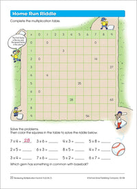 Multiplication Facts Made Easy Grades 3-4 Workbook