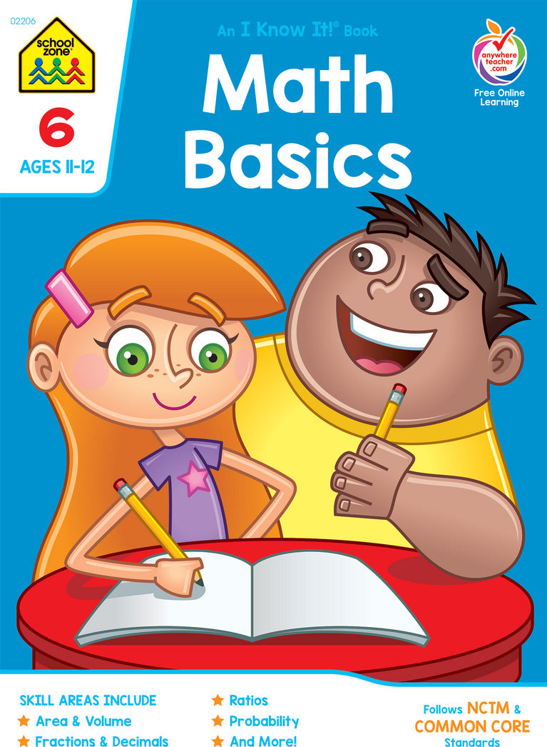 Math Basics Grade 6 Workbook