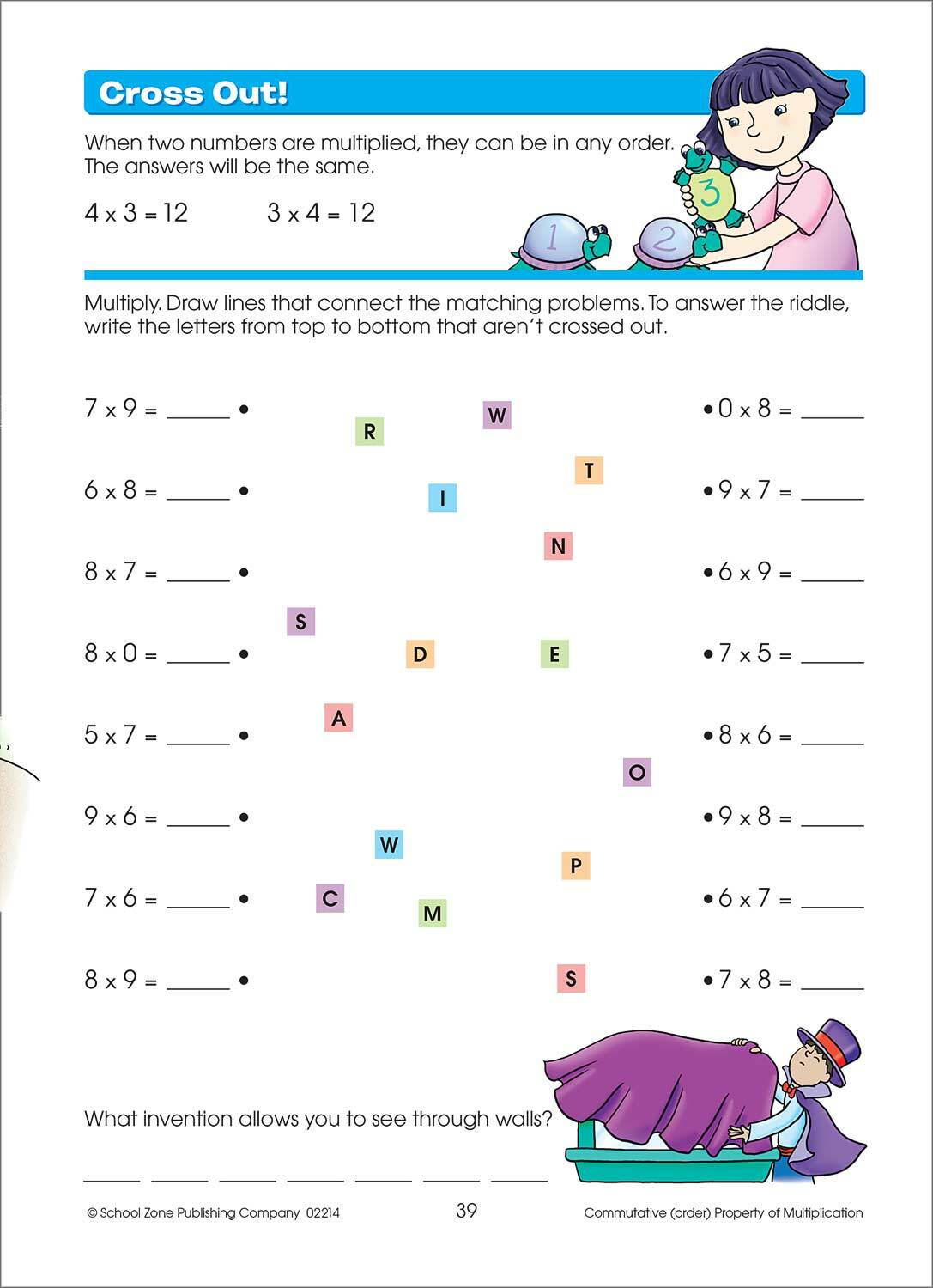 Multiplication Facts Made Easy Grades 3-4 Workbook