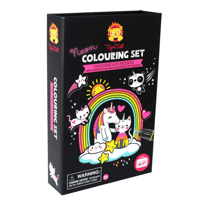 Unicorn & Friend Neon Color Set