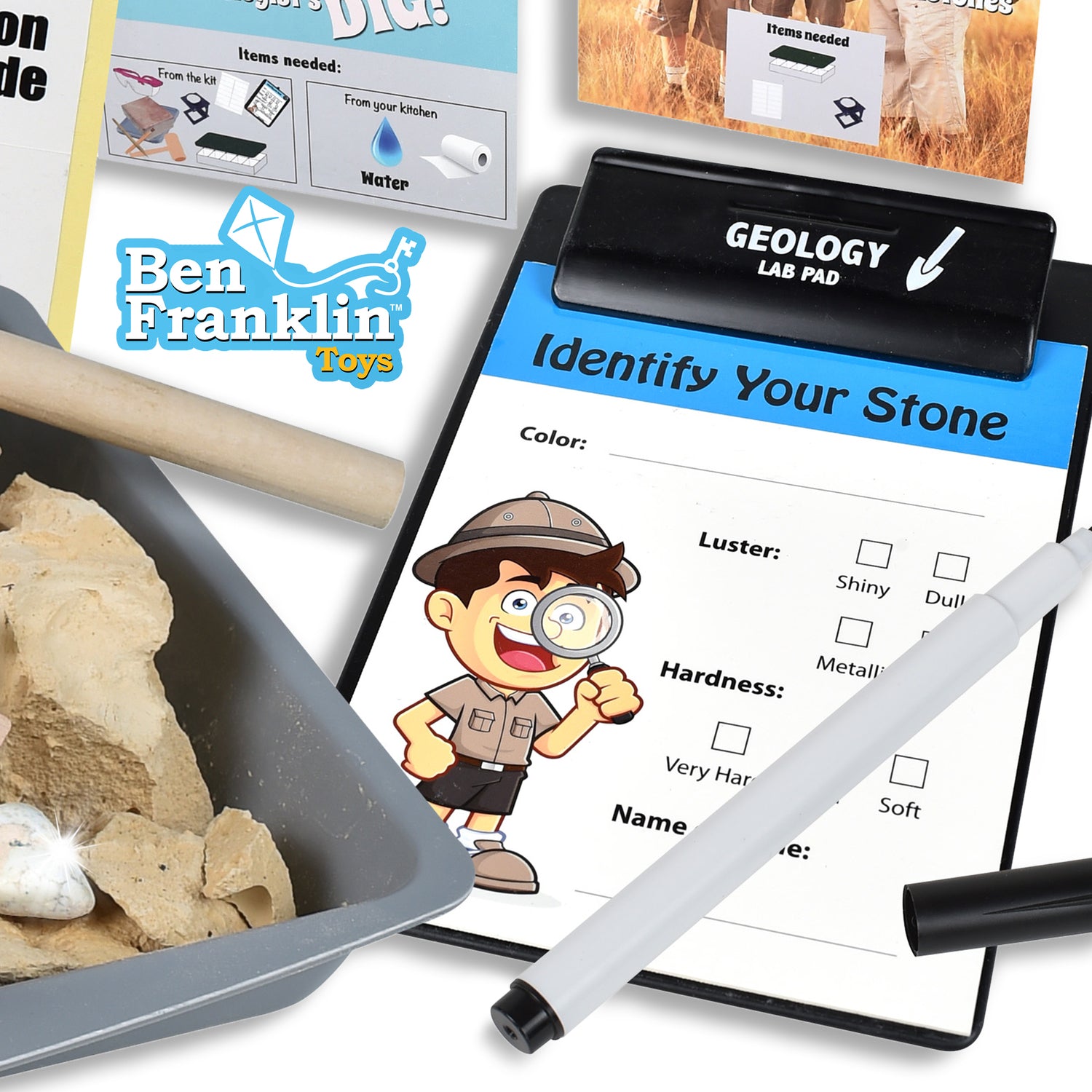 Discovery Rock & Gem Dig Set