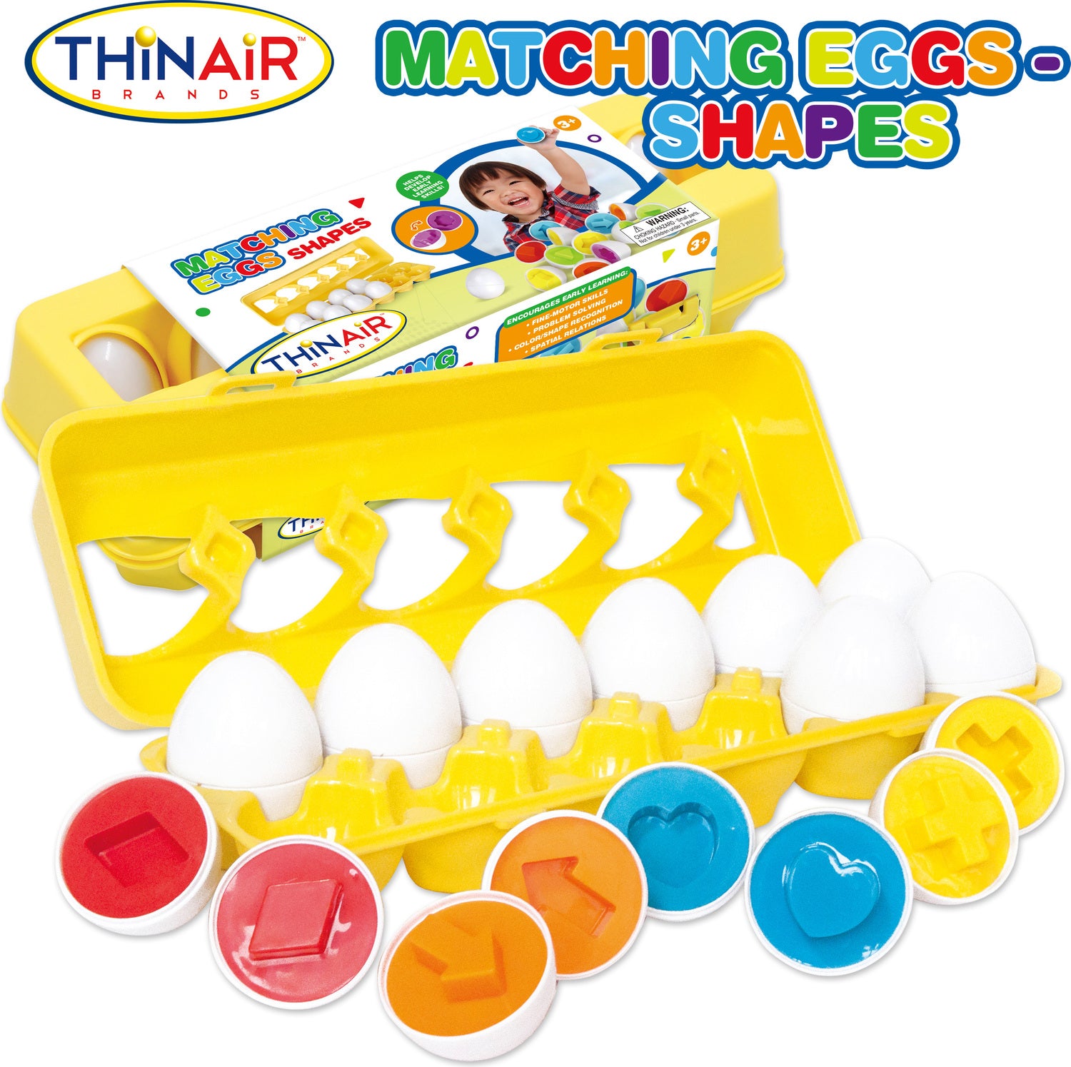 Matching Eggs - Shapes & Colors
