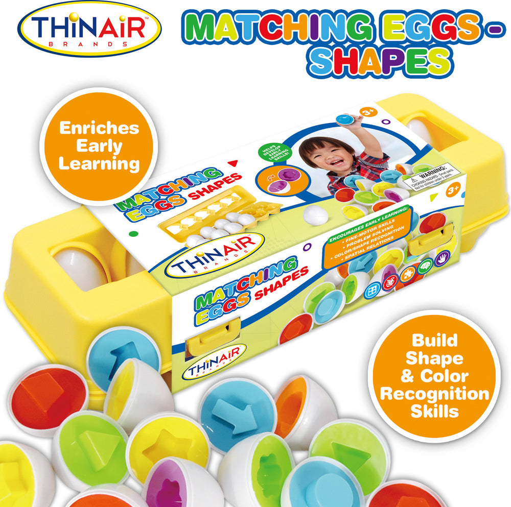 Matching Eggs - Shapes & Colors
