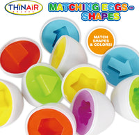 Matching Eggs - Shapes & Colors
