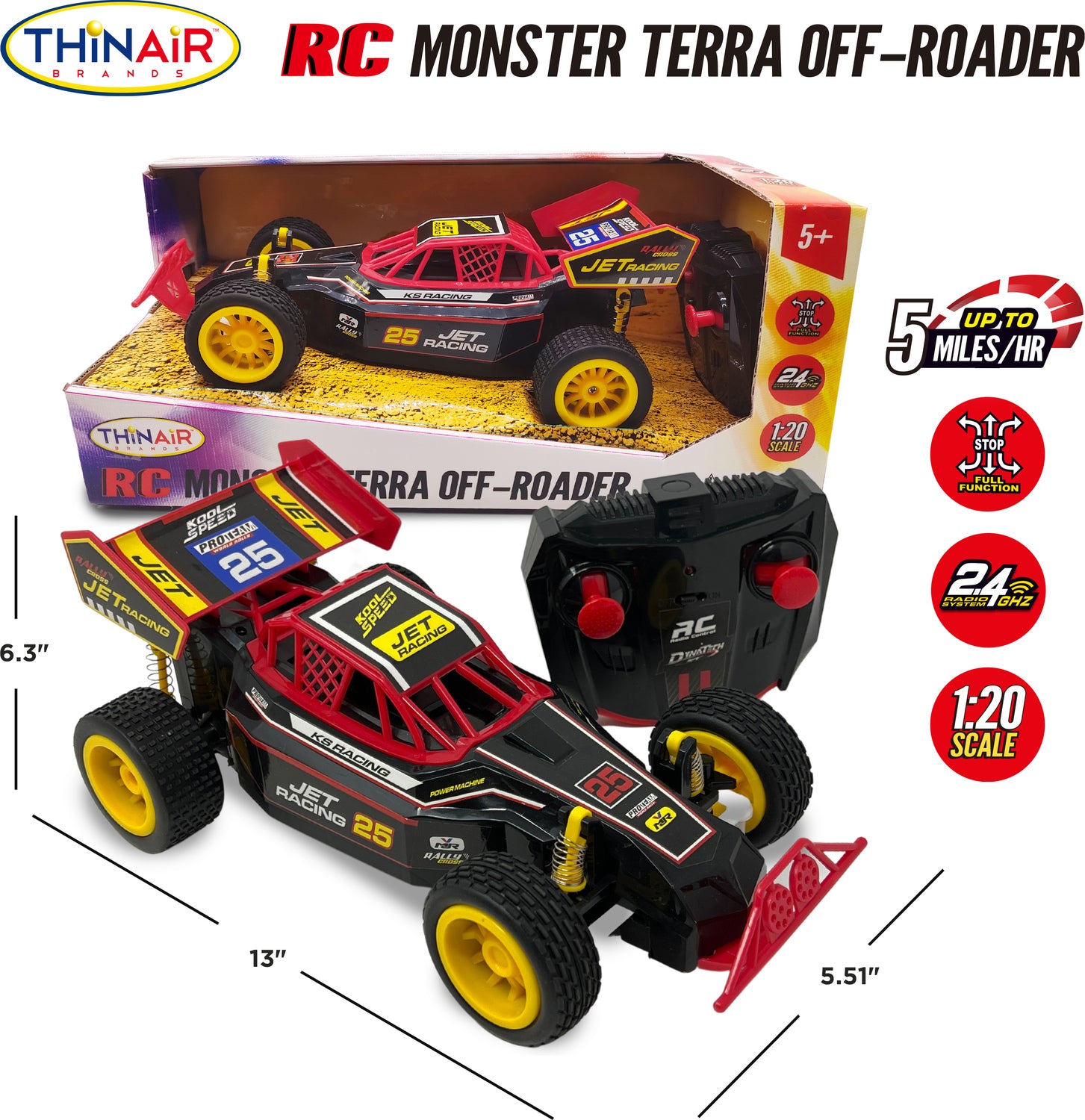 RC Monster Terra Off-Roader 1:20 Scale