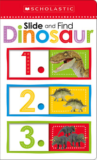 Slide and Find Dinosaurs 123 Board Book