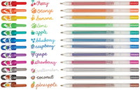 Yummy Yummy Scented Glitter Gel Pens - 12 pcs