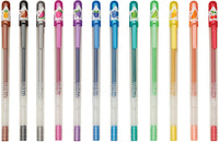 Yummy Yummy Scented Glitter Gel Pens - 12 pcs