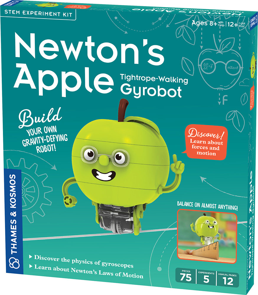 Newton's Apple Tightrope-Walking Gyrobot