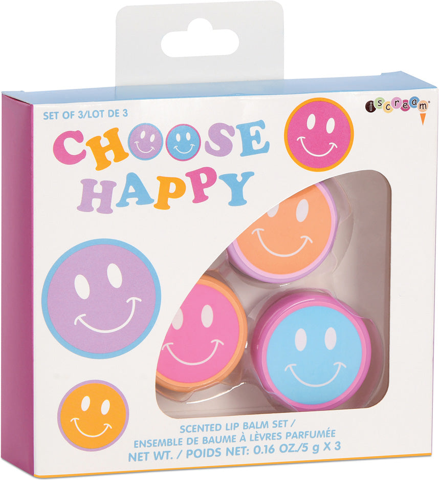 Choose Happy Scented Lip Balm Set