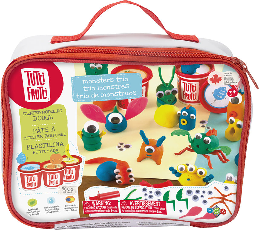 Tutti Frutti Dough Kit - Monsters Trio Lunchbag