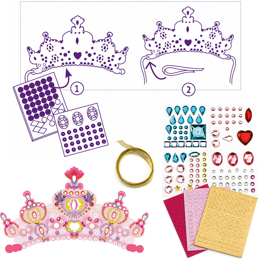 Do It Yourself Princess Mosaic Tiaras