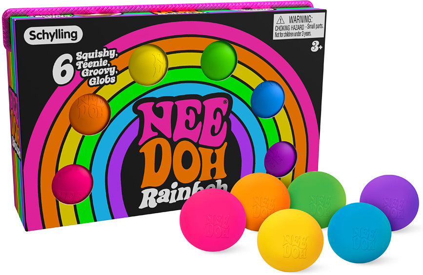 Teenie NeeDoh Rainboh - 6 pk