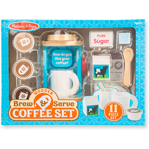 Wooden Brew & Serve Coffee Set