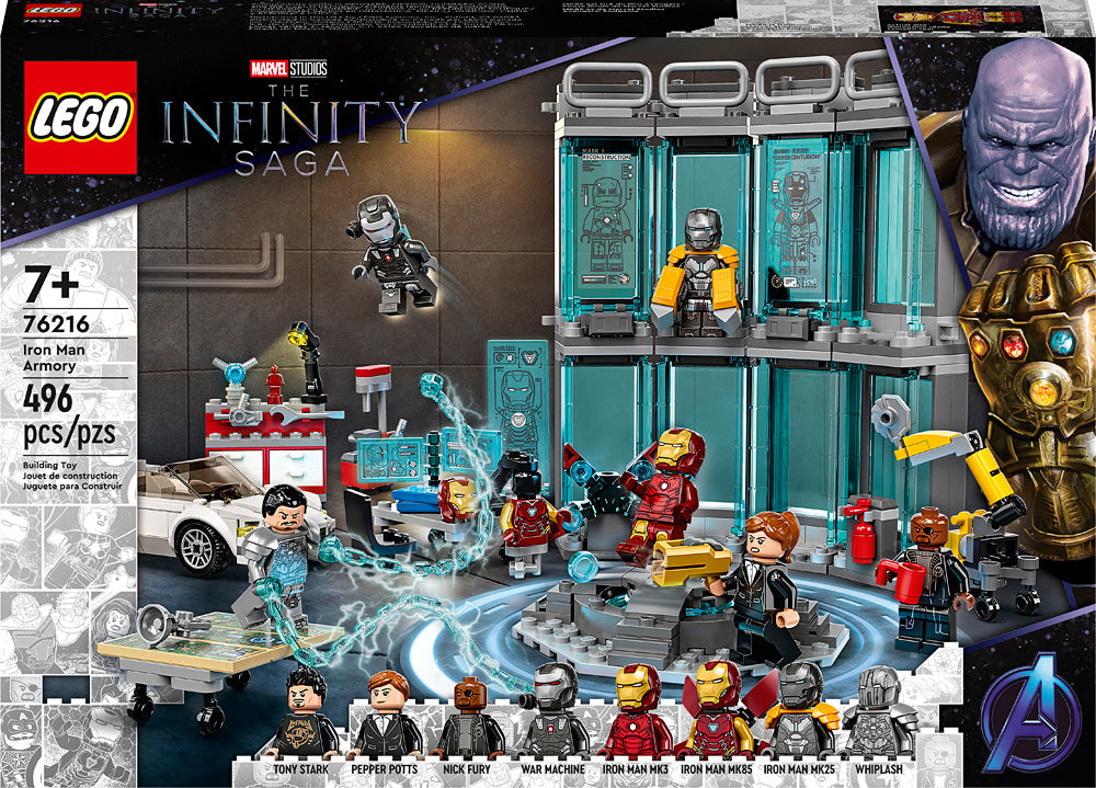 LEGO Marvel newest 76216 Iron Man Armory