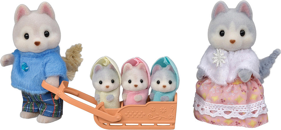 Calico Critters Husky Family