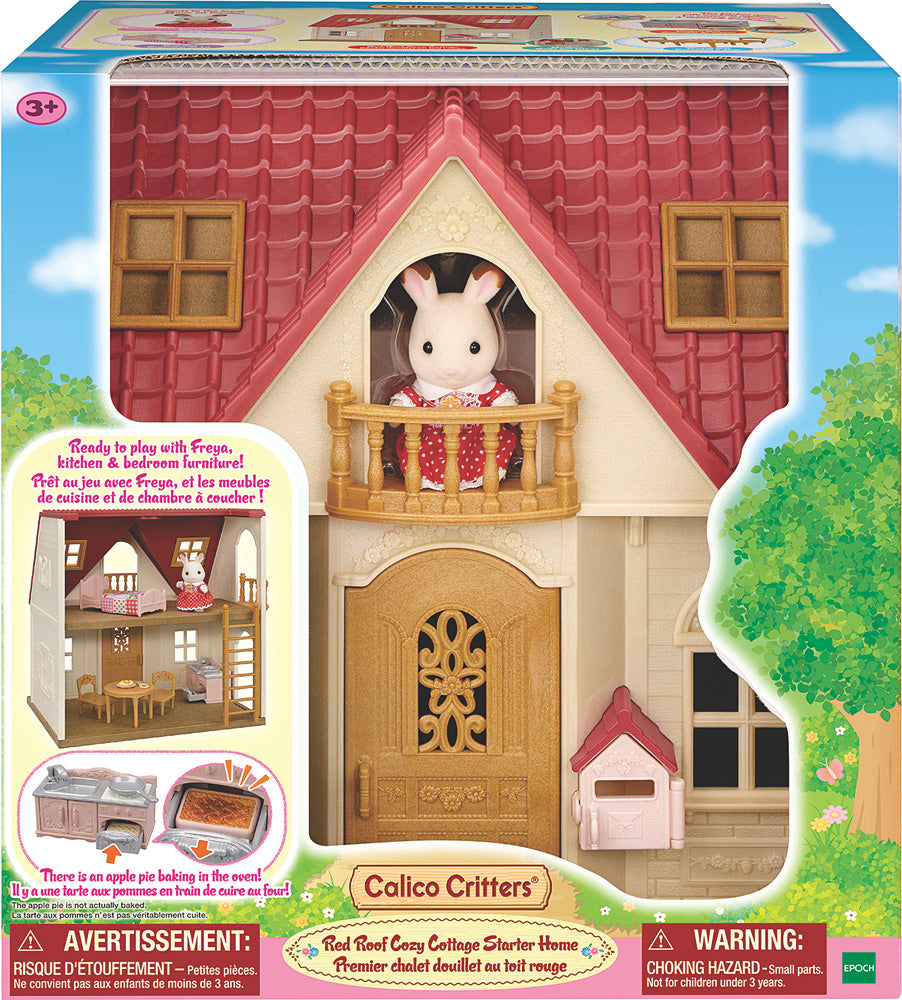 Calico Critters Red Roof Cozy Cottage Starter Home