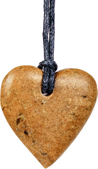 Soapstone Jewelry Carve Your Own Heart Pendant