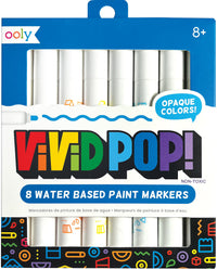 Vivid Pop! Water Based Paint Markers - 8 pk