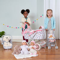 Adora Zig Zag Rainbow Umbrella Mini Doll Stroller – Awesome Toys & Gifts