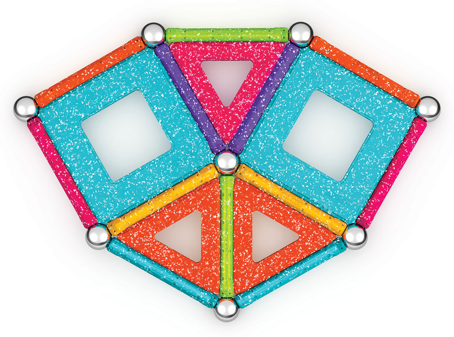 Geomag Glitter Panels Recycled 35 pc