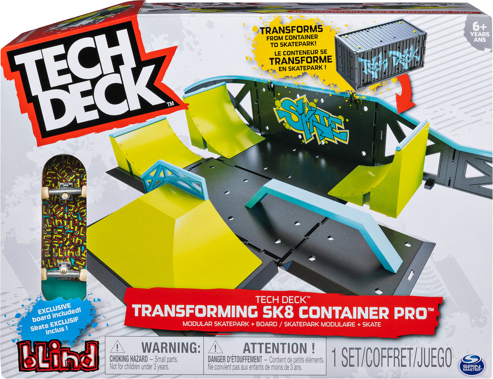 Tech Deck Transforming SK8 Container Pro Playset