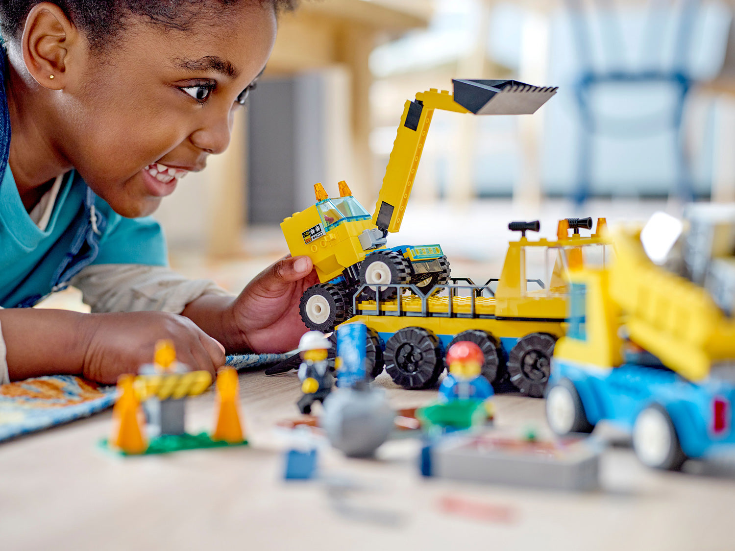 LEGO CITY Construction Trucks and Wrecking Ball Crane