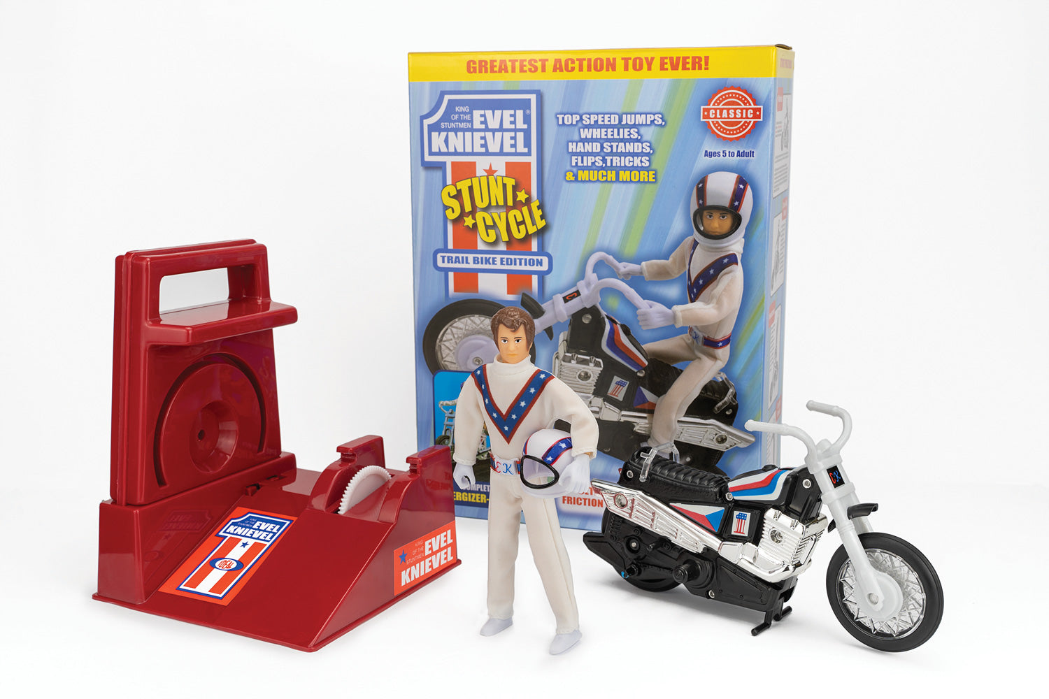 Evel Knievel Stunt Cycle Trail Bike Edition – Awesome Toys