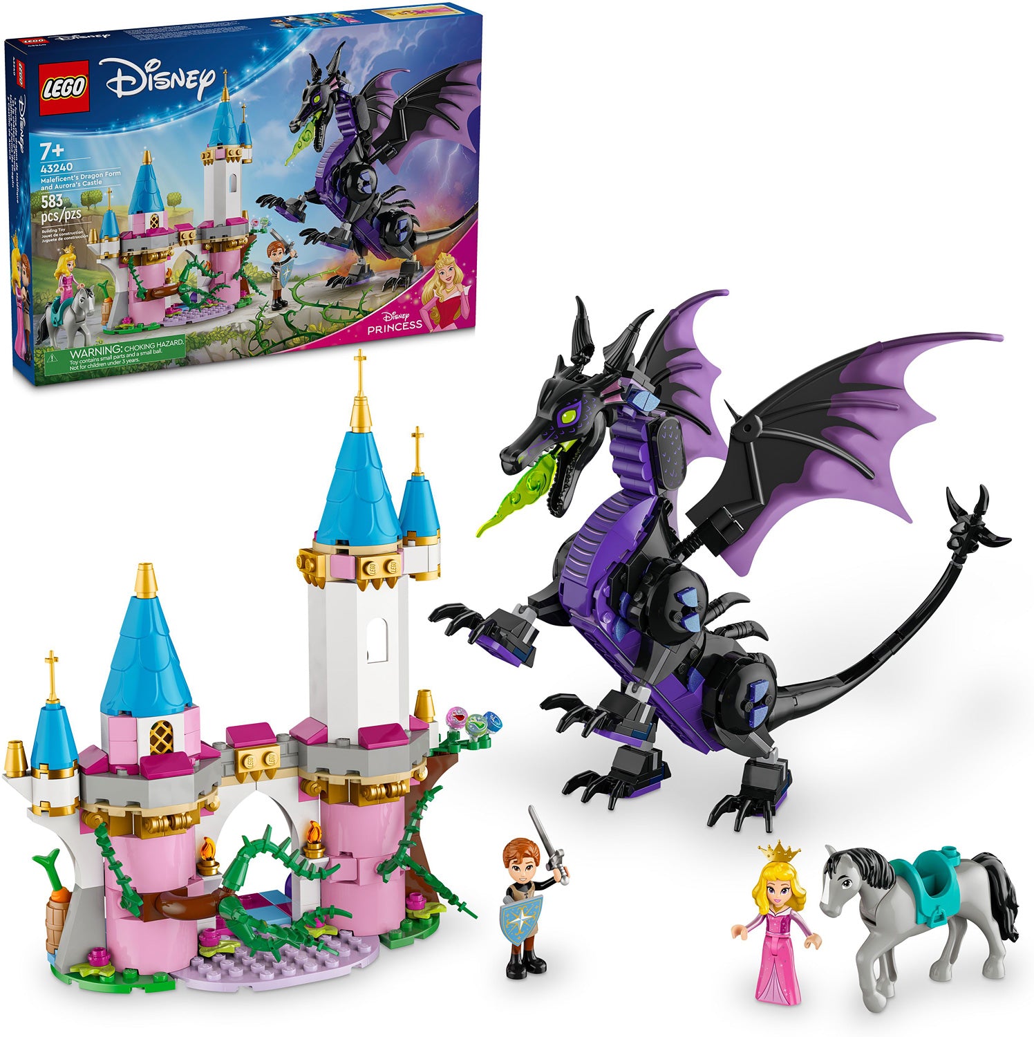 LEGO® DISNEY PRINCESS Maleficent's Dragon Form and Aurora's Castle