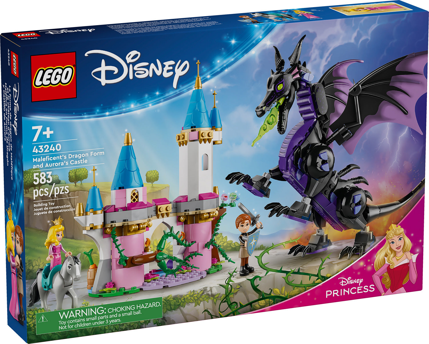 LEGO® DISNEY PRINCESS Maleficent's Dragon Form and Aurora's Castle