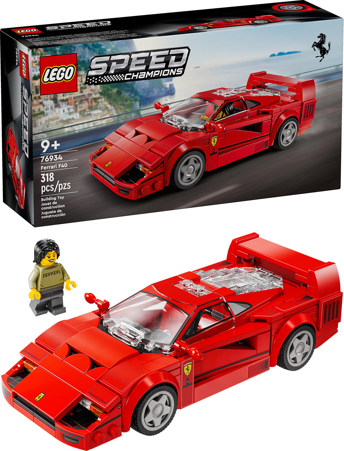 LEGO® SPEED CHAMPIONS Ferrari F40 76934 – Awesome Toys & Gifts