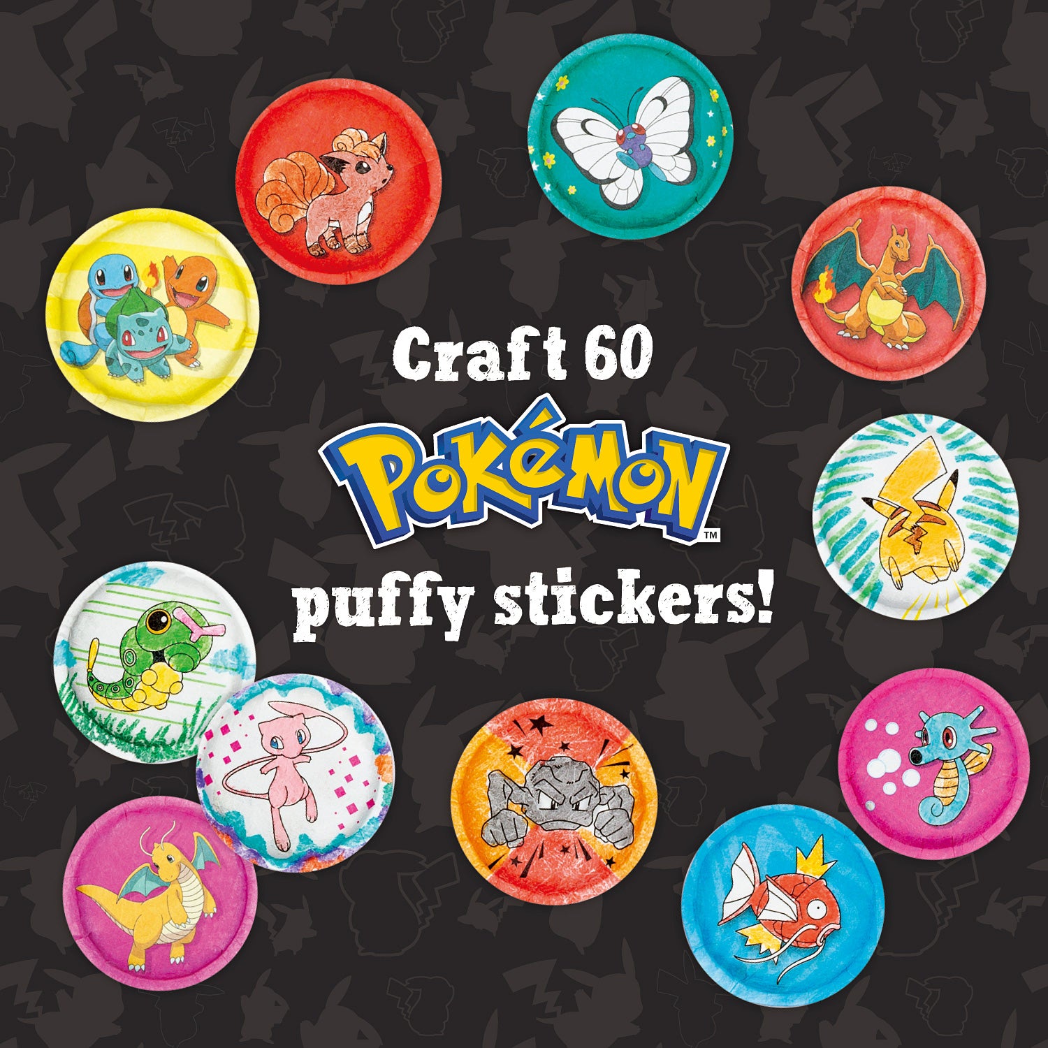 Klutz Pokemon Color-In 3D Puffy Stickers – Awesome Toys & Gifts