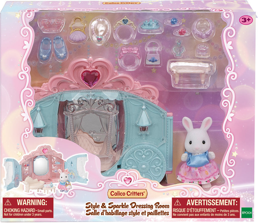 Calico Critters Style & Sparkle Dressing Room