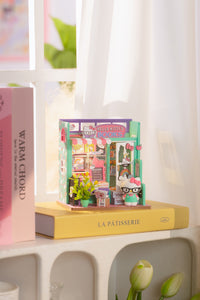 Hello Kitty Bookstore DIY Miniature House Kit