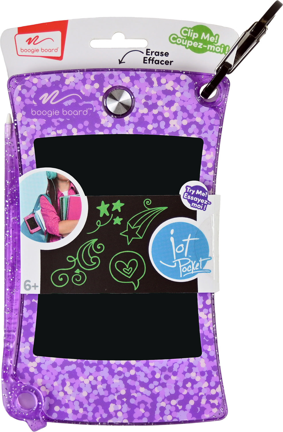 JOT Pocket Writing Tablet - Shimmer Purple