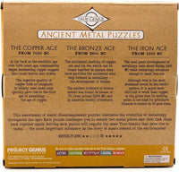 True Genius Ancient Metal Puzzles - 12 pc