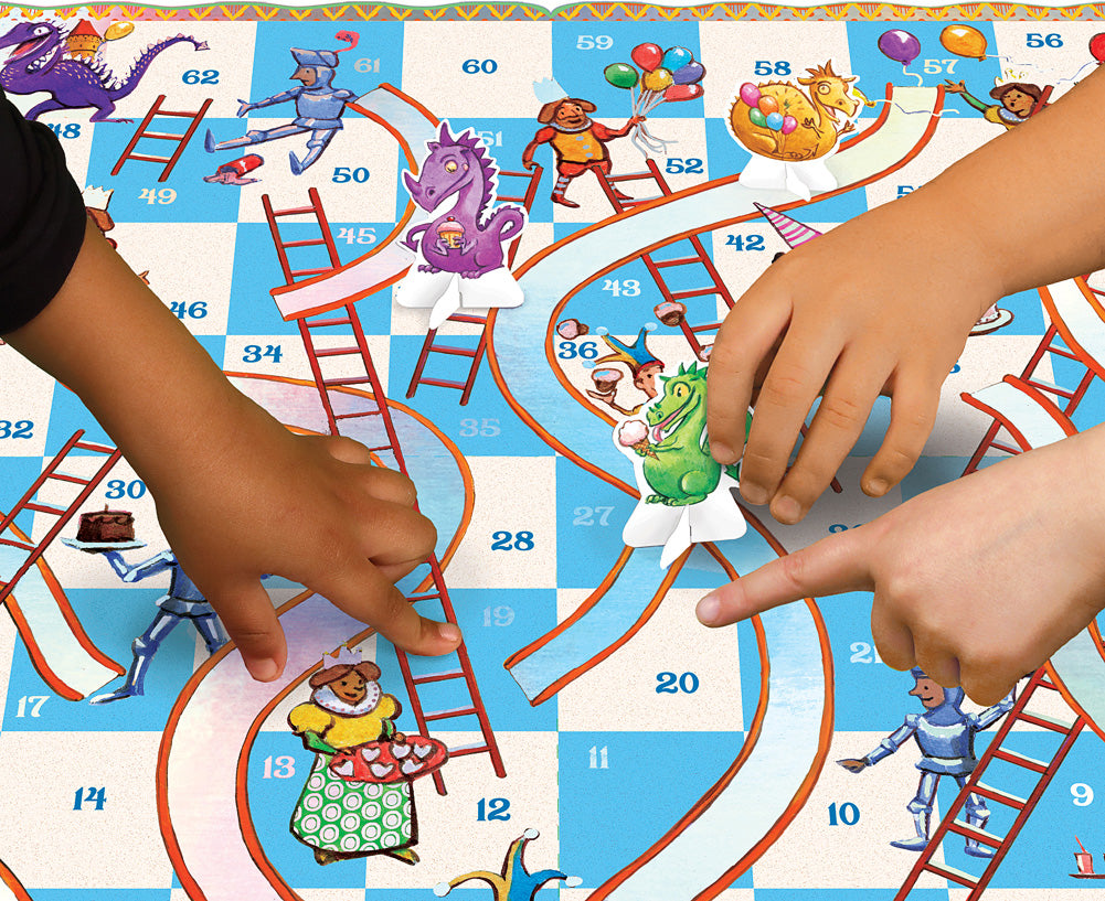 Dragons Slips & Ladders Board Game