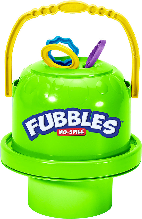 Fubbles No-Spill Big Bubble Bucket with Solution