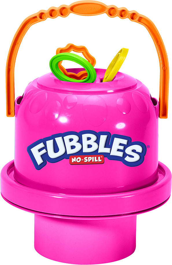 Fubbles No-Spill Big Bubble Bucket with Solution