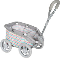 Zig Zag Rainbow Doll Wagon