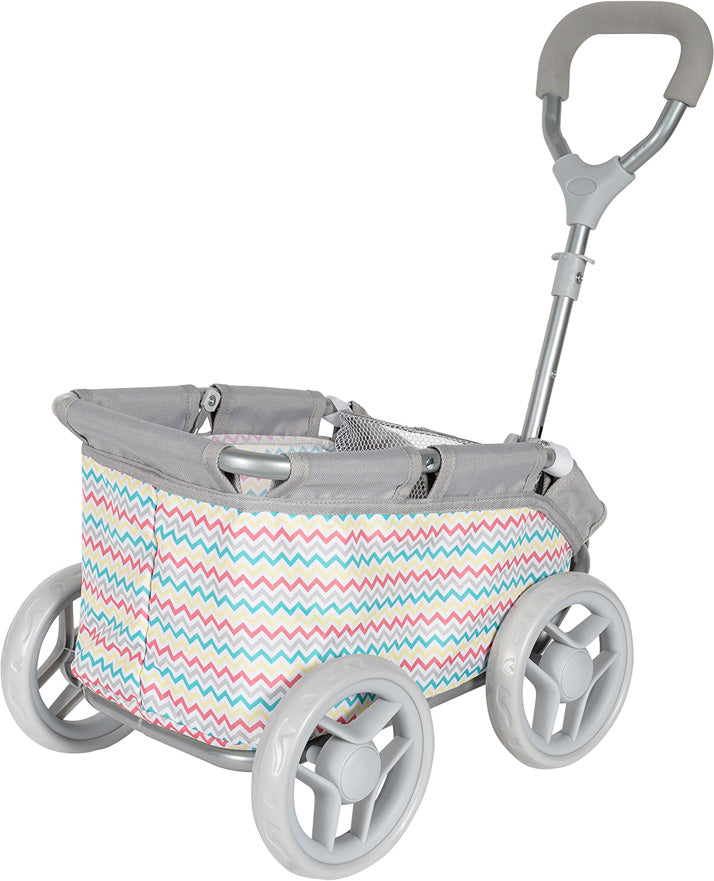 Zig Zag Rainbow Doll Wagon