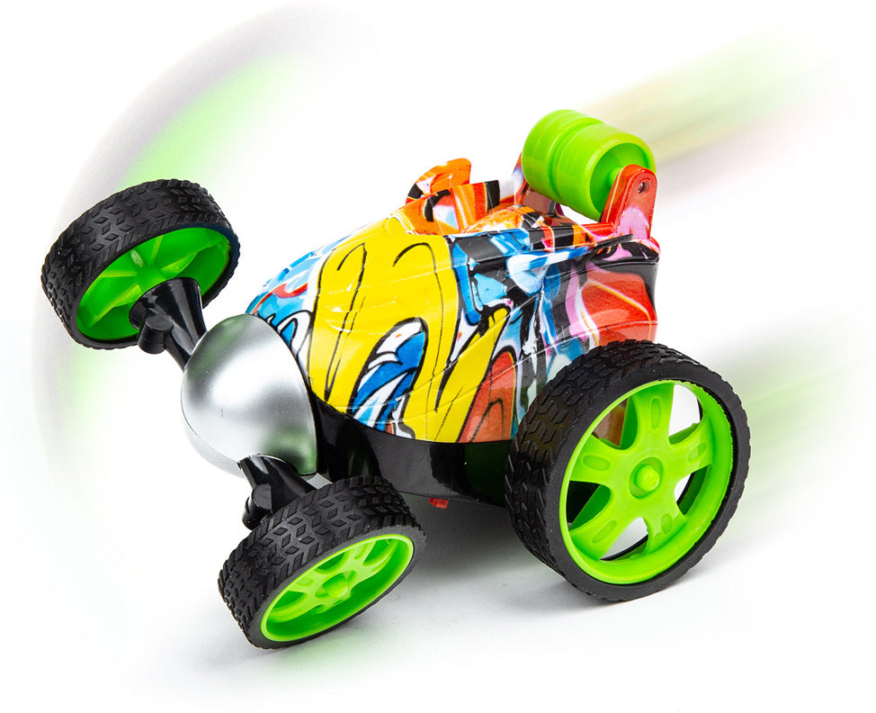 Mini Twist Stunt Rolling RC - Green