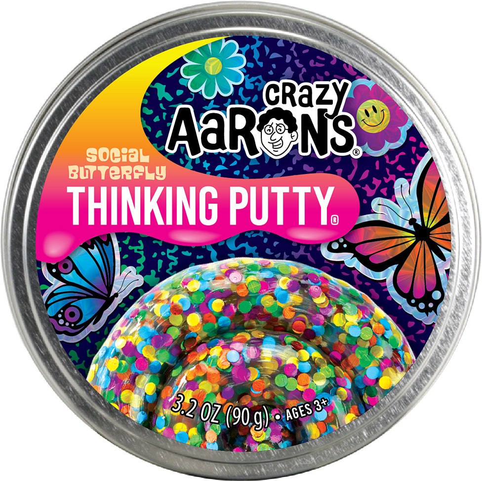 Social Butterfly Thinking Putty