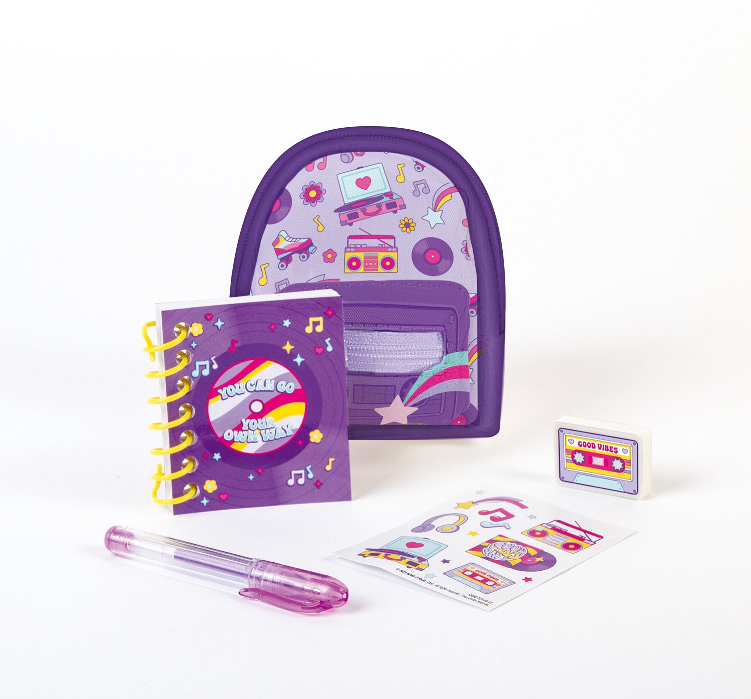 Retro Gamer Mini Backpacks with Stationery